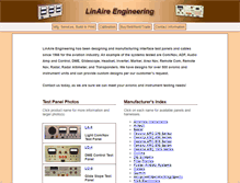 Tablet Screenshot of linaire.com